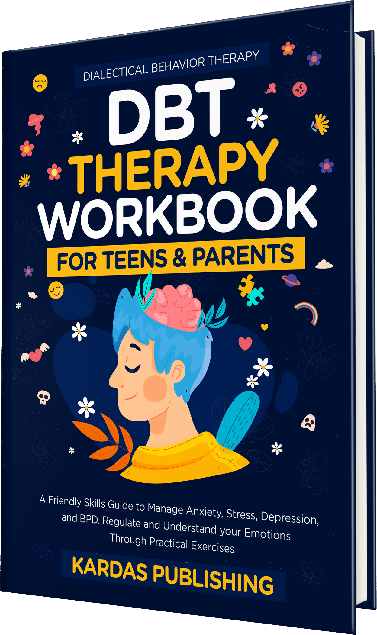 Book cover of "DBT therapy workbook" book